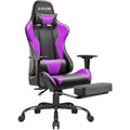 Ergonomic Gaming Chair with Footrest - Ideal for Desk Use