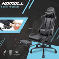 Ergonomic Gaming Chair with Footrest - Ideal for Desk Use