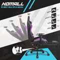 Ergonomic Gaming Chair with Footrest - Ideal for Desk Use