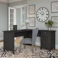 Bush Furniture Salinas 60-Inch L-Shaped Desk with Drawers and Storage Solutions