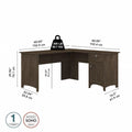 Bush Furniture Salinas 60-Inch L-Shaped Desk with Drawers and Storage Solutions