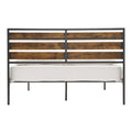 Aabira Low Profile Metal Platform Bed with Wooden Finish Panels by iNSPIRE Q Classic