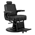 ROGERS Heavy-Duty Reclining Barber Chair for Barbershops - Black