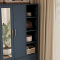 Space-Saving Scalable Hanging Rod Wardrobe Closet with Mirror