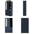 Modern Wardrobe Armoire with Mirror Door Drawers and Shelves