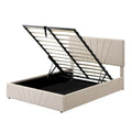 Nestfair Upholstered Platform Bed featuring Hydraulic Storage Solution
