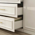 74.8-Inch Tall Large Modular Wardrobe Closet with Glass Doors