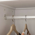 74.8-Inch Tall Large Modular Wardrobe Closet with Glass Doors
