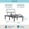 Lucid Adjustable Bed Base - Standard Model