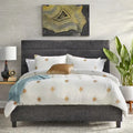 Raquel Queen Upholstered Bed with Channel Back by Lifestorey