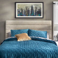 Raquel Queen Upholstered Bed with Channel Back by Lifestorey