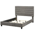 Raquel Queen Upholstered Bed with Channel Back by Lifestorey