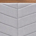 Iden Twin Headboard in Grey - Modern and Contemporary Fabric and Wood Design