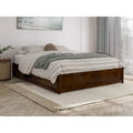 Barcelona Twin XL Trundle Panel Bed with Platform Design