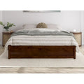 Barcelona Twin XL Trundle Panel Bed with Platform Design