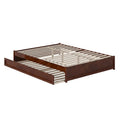 Barcelona Twin XL Trundle Panel Bed with Platform Design