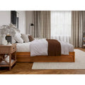 Barcelona Twin XL Trundle Panel Bed with Platform Design