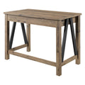 Salvage Oak Quinton Writing Desk with Drawer
