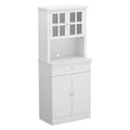 Spacious Kitchen Cabinet with Microwave Space - 30W x 69.3H