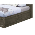 Louis Philippe Queen Platform Bed with Storage
