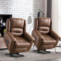 Comfortable Power Lift Recliner Chair with Breathable Fabric, Massage, Heat, and USB Charging Port