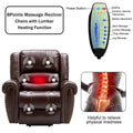 Comfortable Power Lift Recliner Chair with Breathable Fabric, Massage, Heat, and USB Charging Port