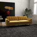 Clayton Velvet Couch in Mid-Century Modern Style - Gold Living Room Furniture