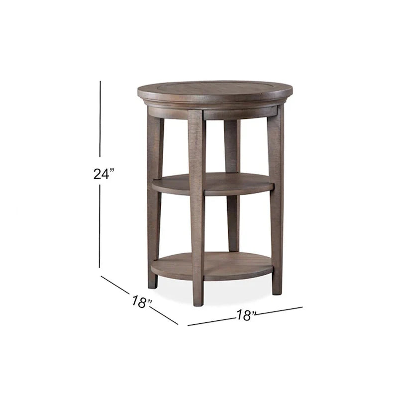 Magnussen Paxton Place Round Accent Table - 18" x 18" x 24"