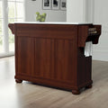 Crosley Alexandria Full-Size Kitchen Island/Cart with Granite Top - 52" W x 18" D x 34" H