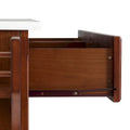 Crosley Alexandria Full-Size Kitchen Island/Cart with Granite Top - 52" W x 18" D x 34" H