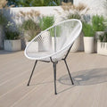 Rattan and Bungee Papasan Lounge Chair