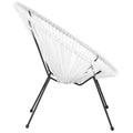 Rattan and Bungee Papasan Lounge Chair