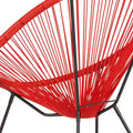 Rattan and Bungee Papasan Lounge Chair