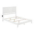 White Madison Queen Foundation Bed Frame