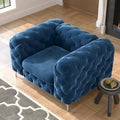 Corvus Aosta Tufted Velvet Chesterfield Lounge Chair