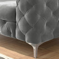 Corvus Aosta Tufted Velvet Chesterfield Lounge Chair
