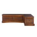 Ame Walnut Backless Nook Table Collection