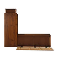 Ame Walnut Backless Nook Table Collection