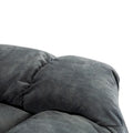 Fabric Recliner and Single Sofa with Manual Recline Feature