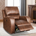 Fabric Recliner and Single Sofa with Manual Recline Feature