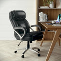 Big and Tall Office Chair with High Back Lumbar Support and Rolling Base