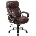 Big and Tall Office Chair with High Back Lumbar Support and Rolling Base