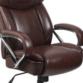 Big and Tall Office Chair with High Back Lumbar Support and Rolling Base