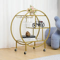 Chic Mobile Bar Cart - Elegant Drink Cabinet for Home & Entertaining