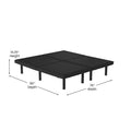 Wireless Remote Adjustable Bed Base with Anti-Skid Upholstery