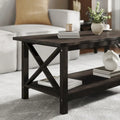 Classic Solid Wood Farmhouse Coffee Table