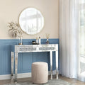 Glamorous Mirrored Console Table with 2 Drawers - Dimensions: 29.92" H x 39.37" W x 13.78" D