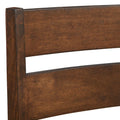 6-Piece Rustic Farmhouse Dining Set Table Chairs & Bench Walnut Finish