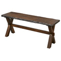 Simple Living Mandeville 6-Piece Solid Wood Dining Set Featuring Bench