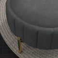 Swivel Accent Chair with Ottoman Set and Upholstered Cushion